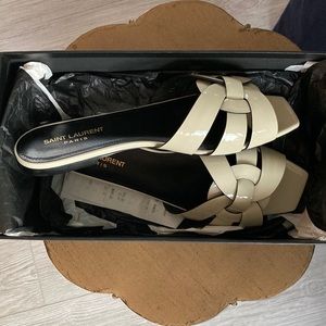 Saint Laurent tribute slide sandal